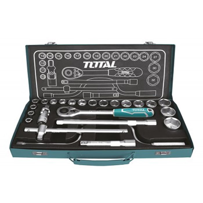 Bộ tuýp 1/2" 24 chi tiết Total THT141253