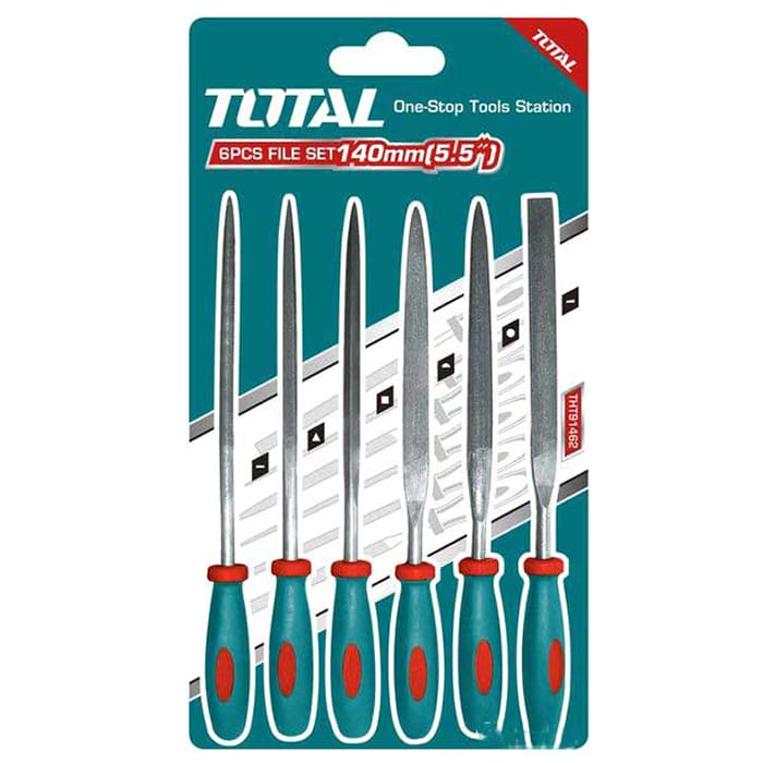 Bộ giũa sắt 6 chi tiết Total THT91462