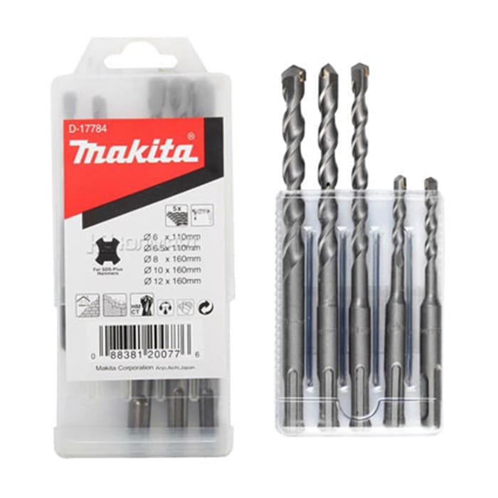 Bộ mũi khoan bê tông đầu gài SDS Makita D-17784