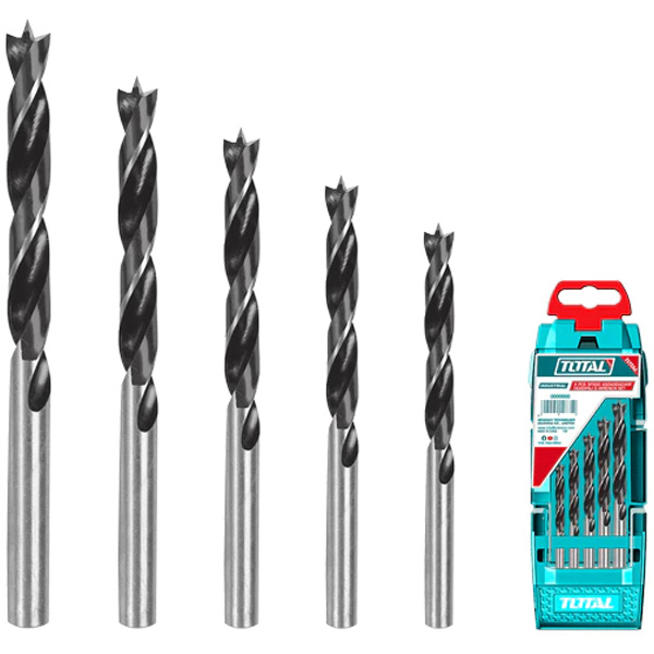 Bộ 5 mũi khoan gỗ Total TACSD7056