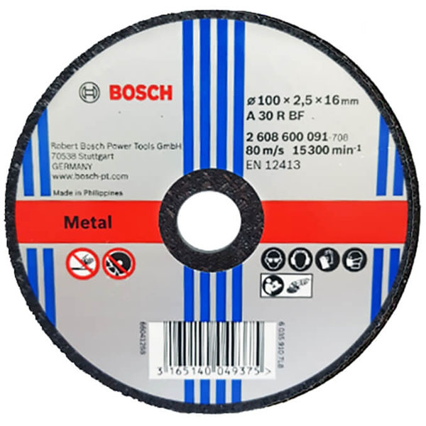 Đá cắt sắt Bosch 100x2.5x16mm