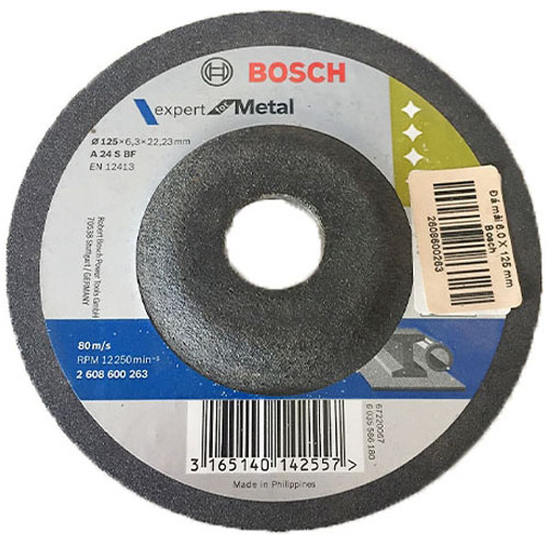 Đá mài sắt Bosch 125x6.3x22.2mm