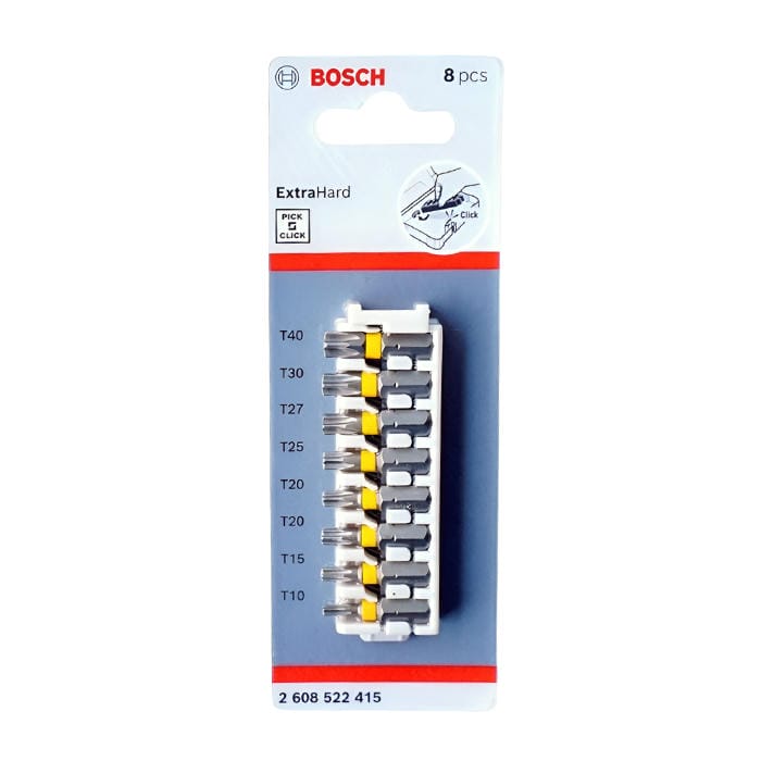 Bộ vặn vít extra hard 25mm 8 món Bosch