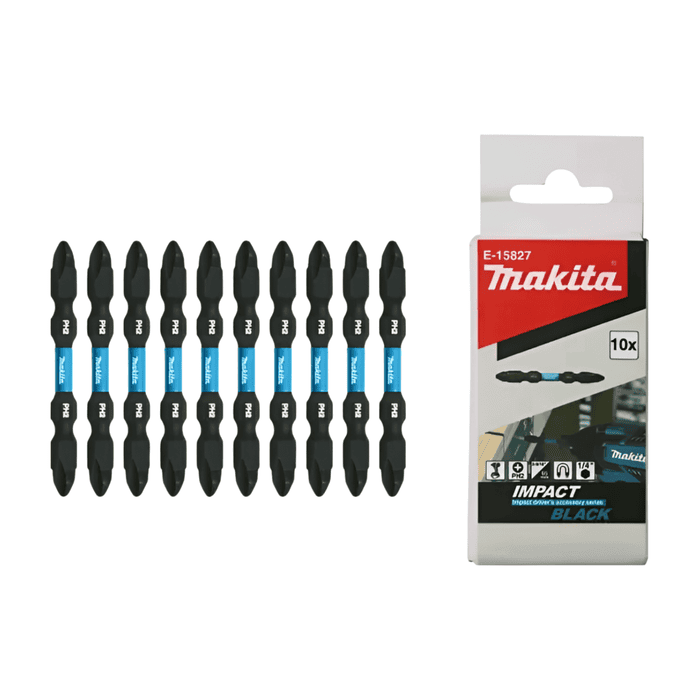 Bộ 10 mũi vít 2 đầu Impact Black PH2 65mm, 110mm Makita