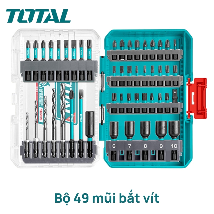 Bộ 49 mũi bắt vít Total TACSDL24906