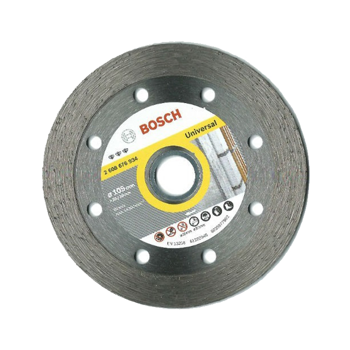 Đĩa cắt kim cương 105x20/16mm (không khía) Bosch