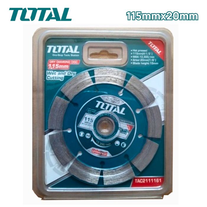Đĩa cắt đá khô 115*20mm Total TAC2111161