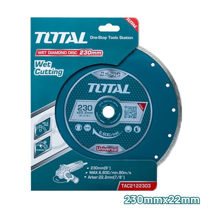 Đĩa cắt gạch ướt phủ hợp kim Total