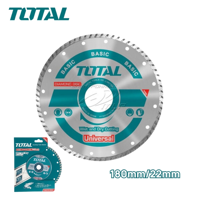 Đĩa cắt gạch có phủ hợp kim 180*22mm Total TAC2131803