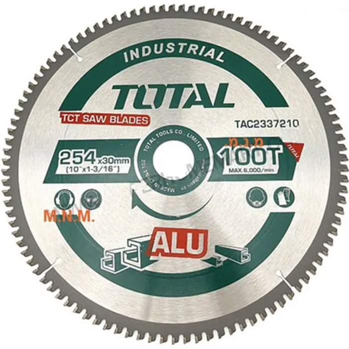 Lưỡi cưa nhôm 250mm TCT ( mỏng) 2T5*100R Total TAC23314410T