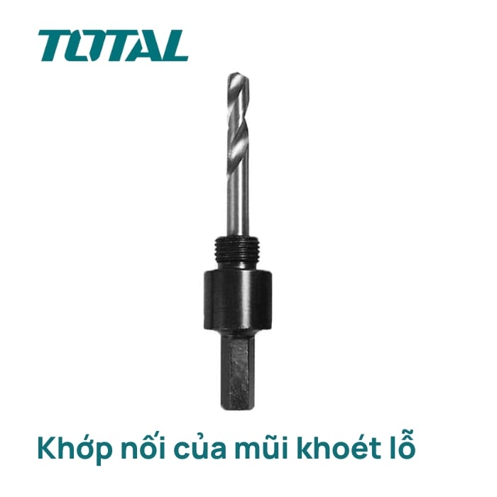 Khớp nối của mũi khoét lỗ Total