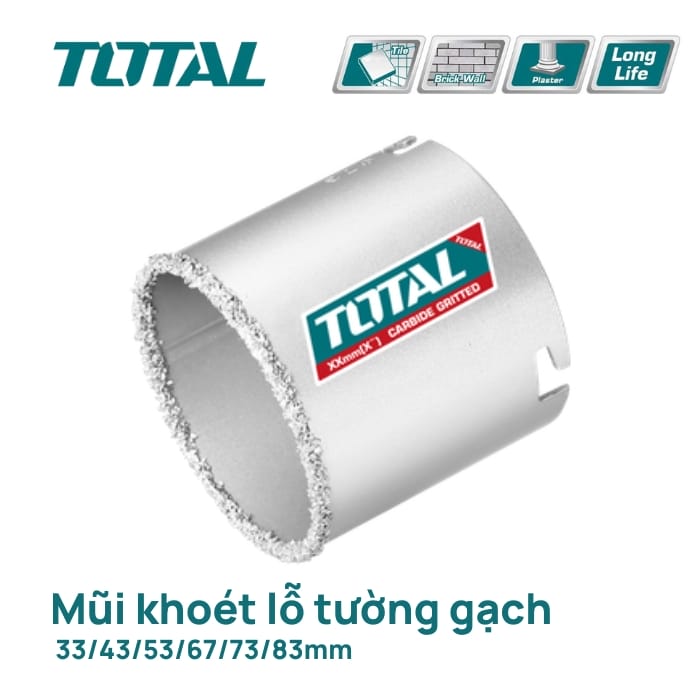Mũi khoét lỗ tường gạch Total TAC440331