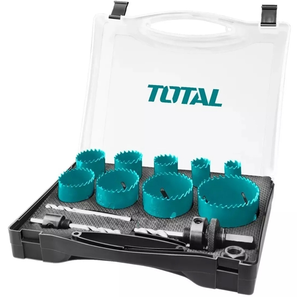Bộ 13 mũi khoét lỗ kim loại Total TACSH0131