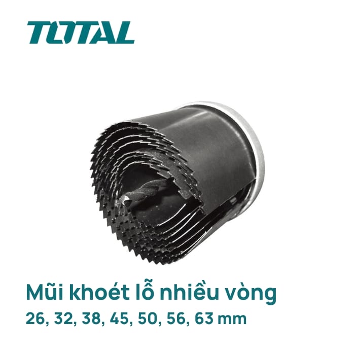 Mũi khoét lỗ gỗ nhiều vòng Total TACSH3071