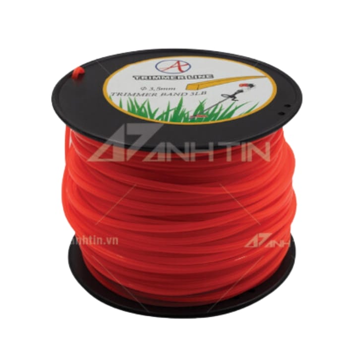 Cước vuông 3.5mm x 100M (cam)