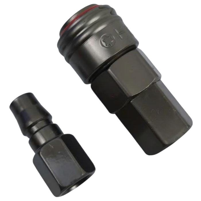 2 Bộ đầu nối nhanh khí nén tự động Heike  SF+PF