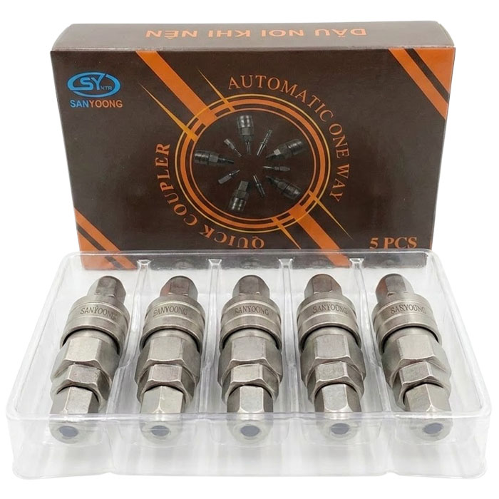 Đầu nối nhanh dây khí nén Tự động  SanYoong SM+PM