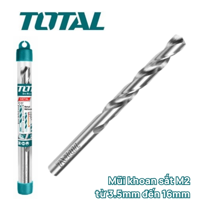 Mũi khoan sắt Total M2