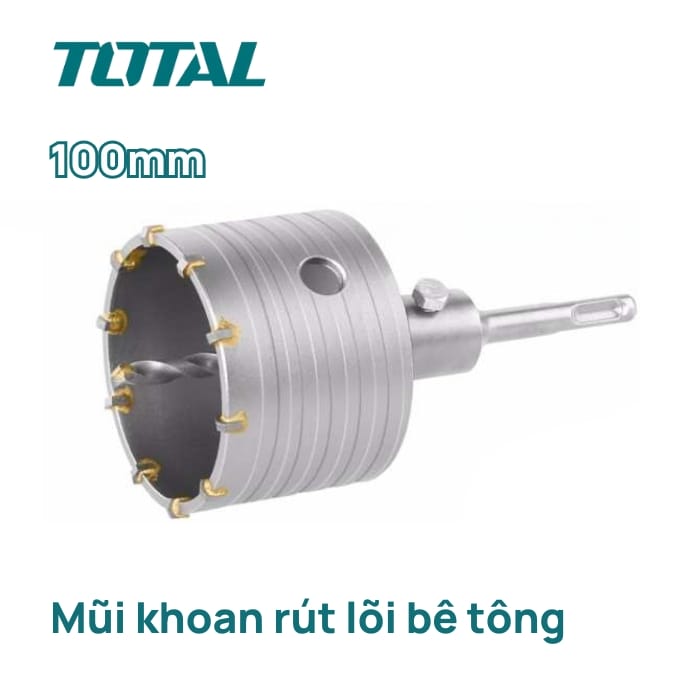 Mũi khoan rút lõi tường bê tông Total 100mm TAC431001