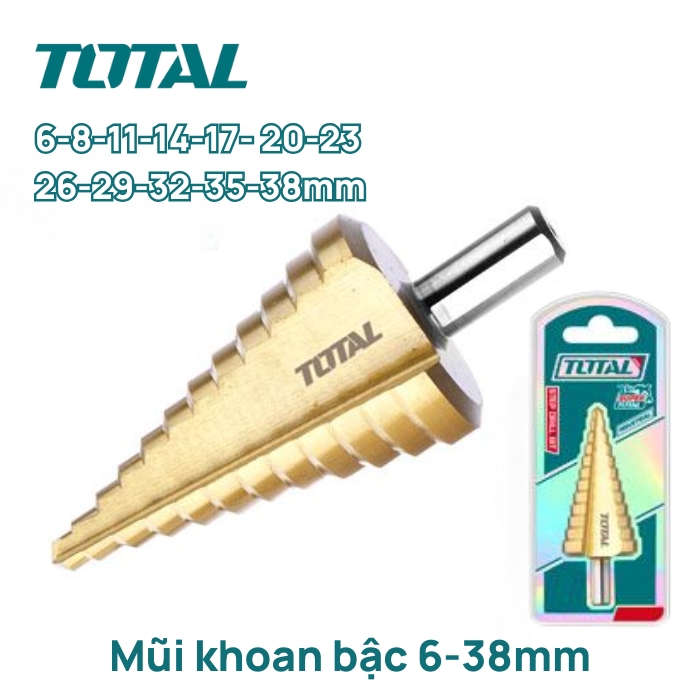 Mũi khoan bậc 6-38mm Total TAC7563801
