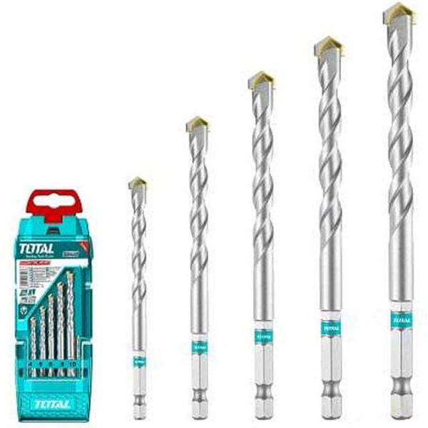 Bộ 5 mũi khoan bê tông Total TACSD6055