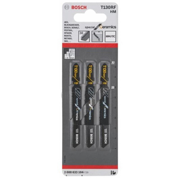 Bộ 3 lưỡi cưa lọng Bosch T 130 RIFF