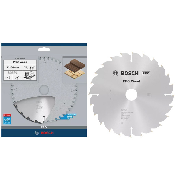 Lưỡi cưa gỗ Bosch 184x2.0/1.4x25.4 T24