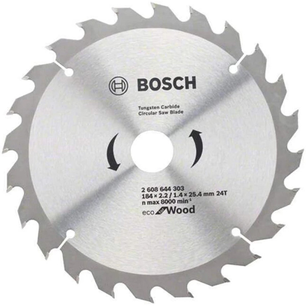 Lưỡi cưa gỗ Bosch 184x25.4mm T24