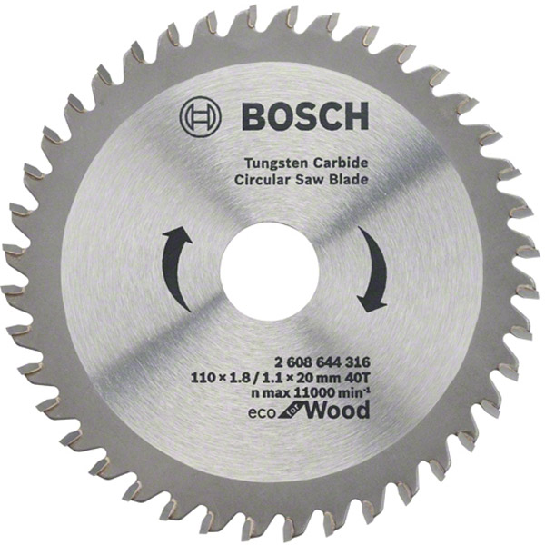 Lưỡi cưa gỗ Bosch 110x20mm T40