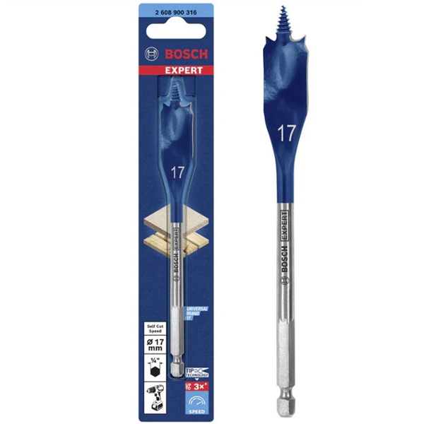 Mũi khoét gỗ đuôi cá Bosch SELFCUT 17x152mm