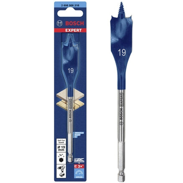 Mũi khoét gỗ đuôi cá Bosch SELFCUT 19x152mm