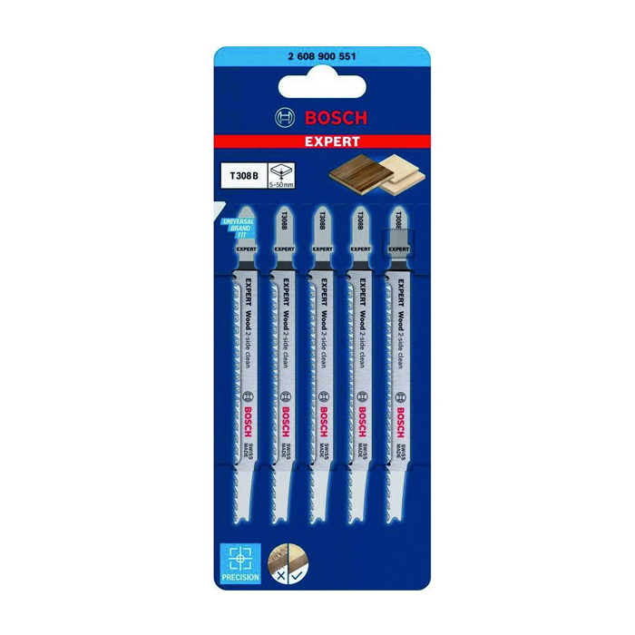 Bộ 5 lưỡi cưa lọng gỗ Bosch