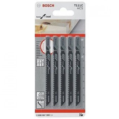 Bộ 5 lưỡi cưa lọng gỗ Bosch T 111 C