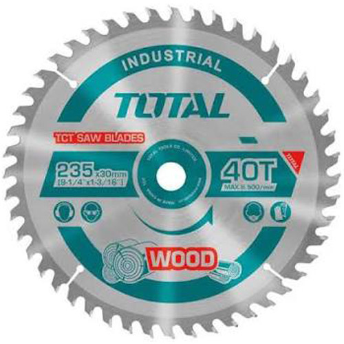 Lưỡi cưa gỗ TCT (mỏng) 3T*40R Total TAC2311525T