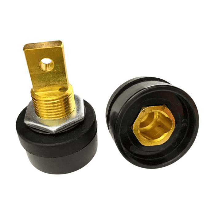 Cọc nối ngắn (giắc cái) ZETweld DKJ đuôi dẹp